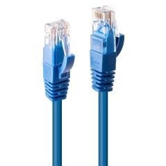 "High-Performance Lindy 15M Cat6 U/UTP Cable - Blue - Manufacturer Part #: 48023"